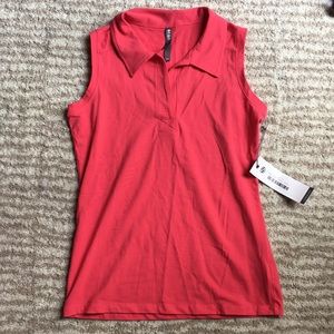 NEVER WORN TAGS ON golf polo tank